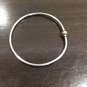 Cape Code Bracelet Sterling Silver 14k gold